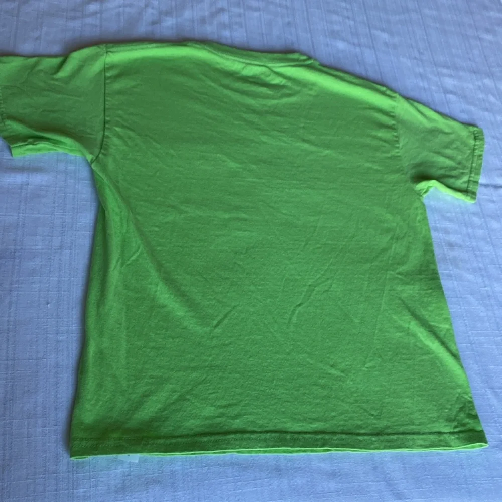 Neon Green Short Sleeve T-Shirt, Size Youth M (10/12)
